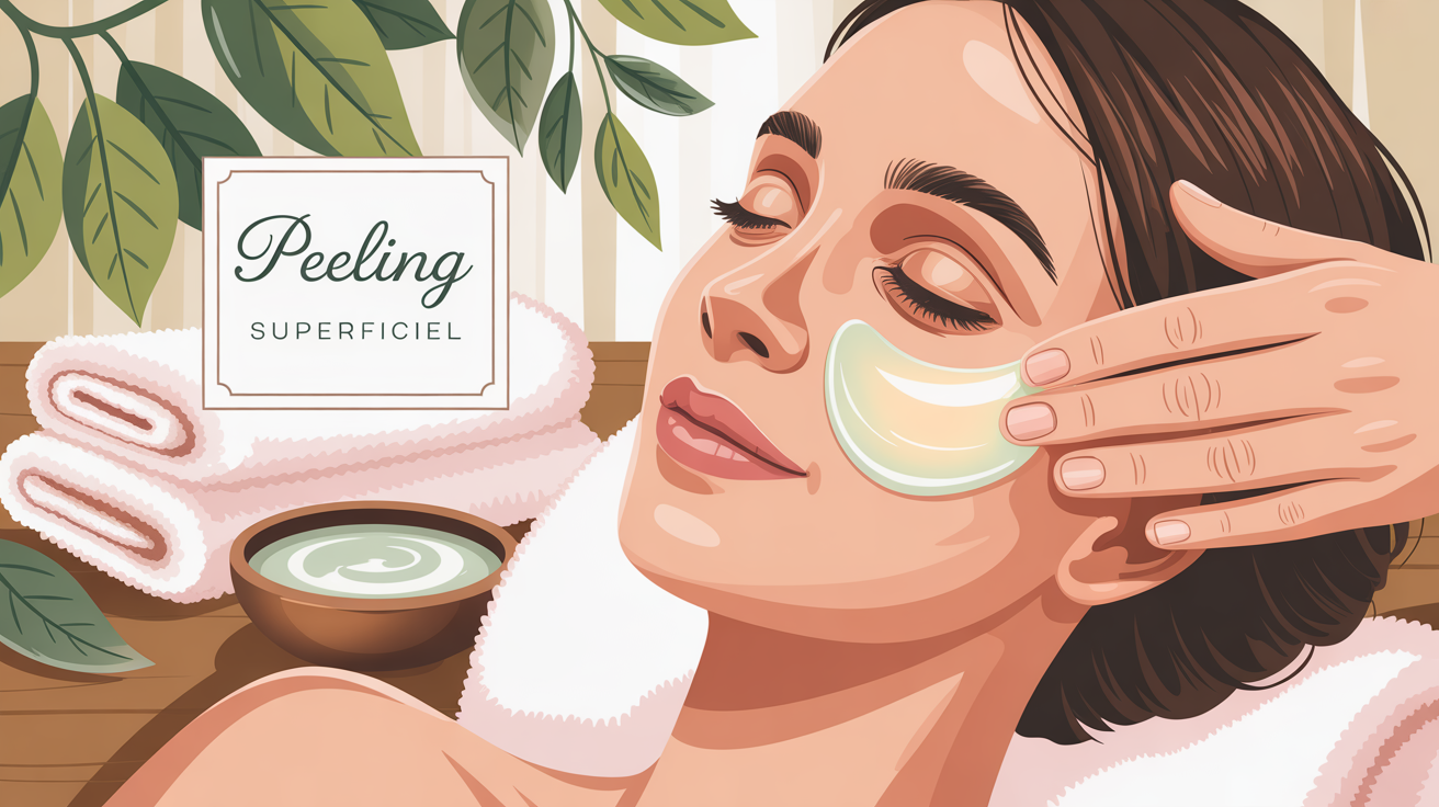 Peeling superficiel : soin cutané