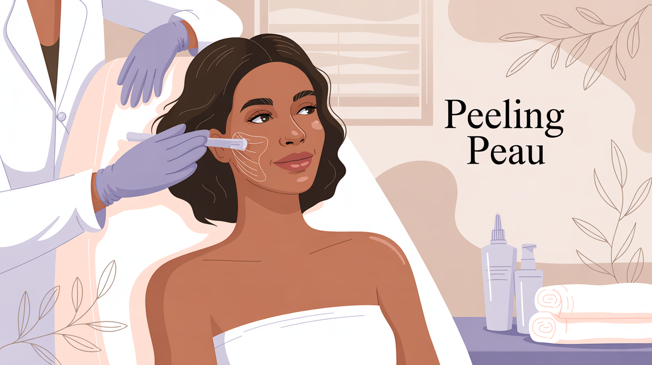 Peeling sur peau mate ou foncée : est-ce possible ?