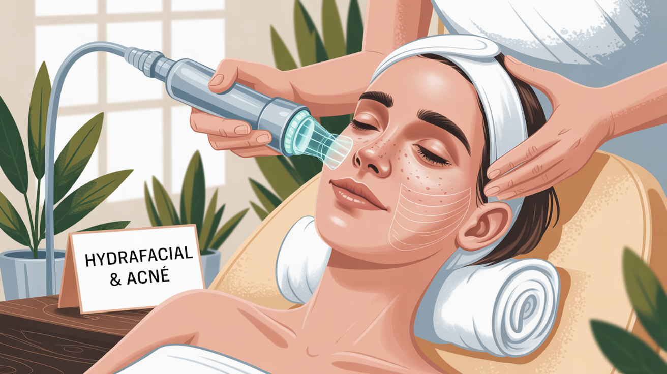 Hydrafacial et acné : quelle efficacité ?
