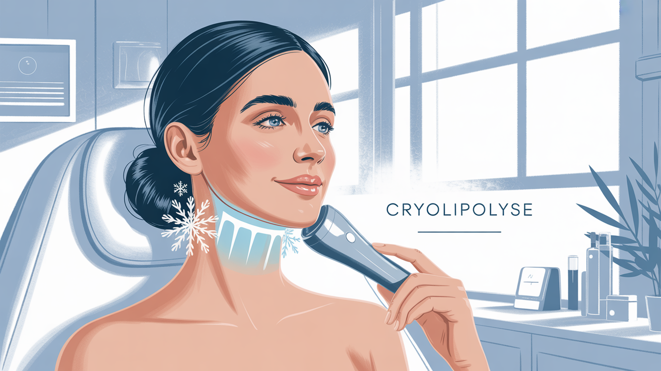 La cryolipolyse, la solution contre le double menton