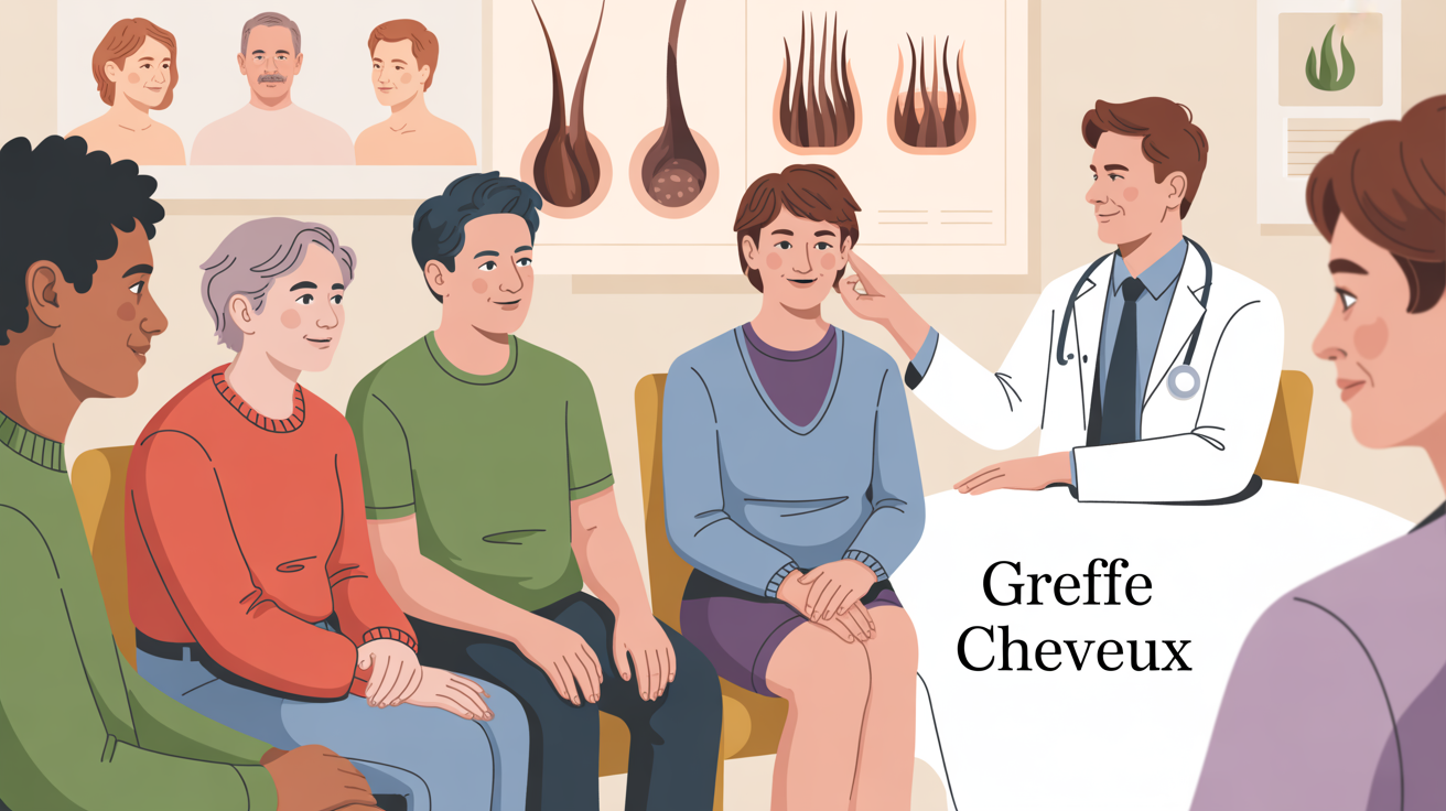 A partir de quel âge peut-on envisager une greffe de cheveux ?