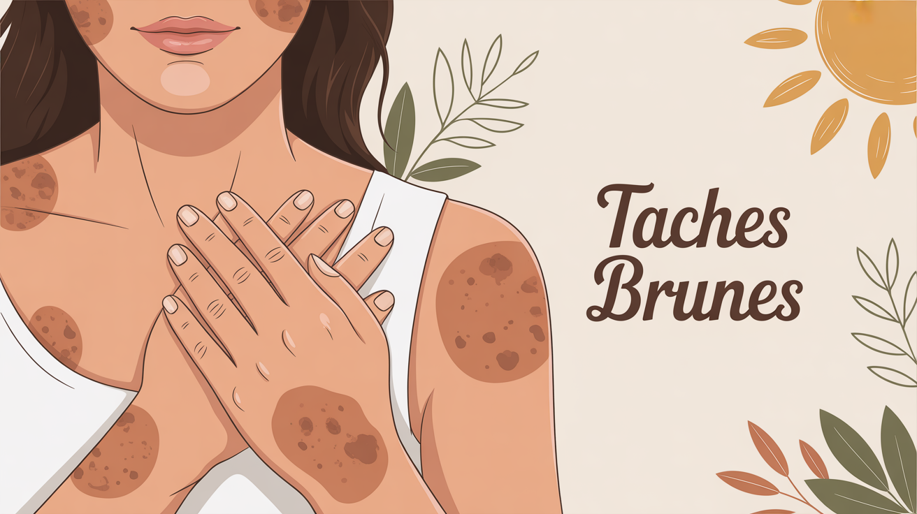 D’où viennent les taches brunes qui apparaissent sur la peau ?