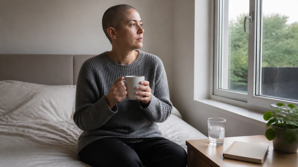 Illustration éditoriale pour l’article « Guérir du cancer sans traitement : entre mythe et réalité »