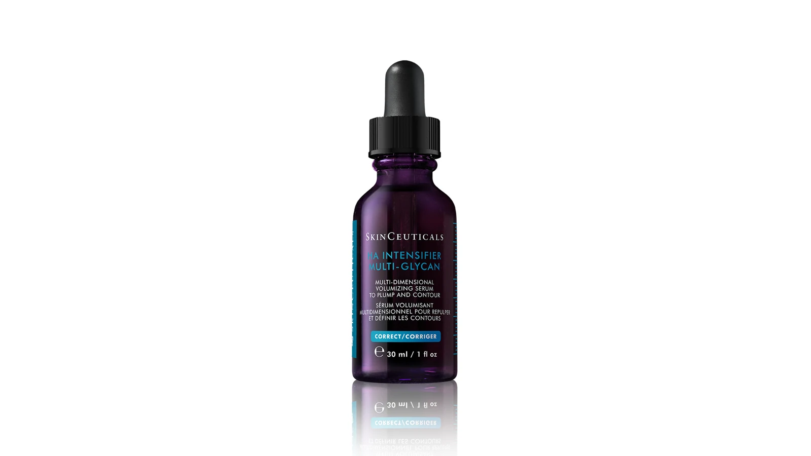 Flacon du sérum HA Intensifier Multi-Glycan à l’acide hyaluronique